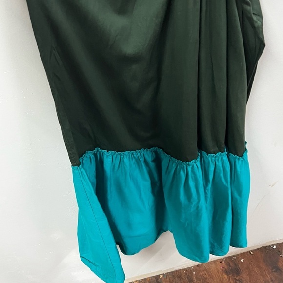 Geisha Designs x Anthropologie Cut Out Tiered Color Block Dress - Picture 7 of 14